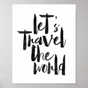Reisen wir die Welt Poster