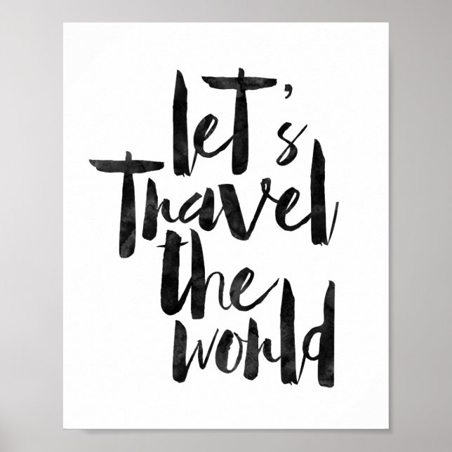 Reisen wir die Welt Poster (Vorne)