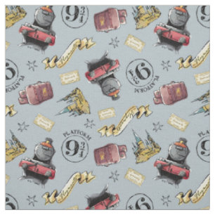 Reisen zum HOGWARTS™-Muster Stoff
