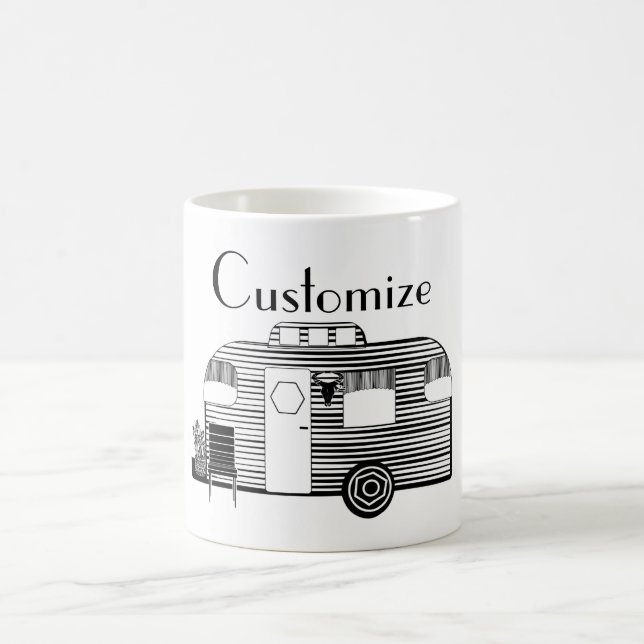 Reisende Camper Caravan Thunder_Cove  Kaffeetasse (Mittel)