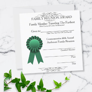 Reisende Farthest Family Wiedersehen Awards Templa