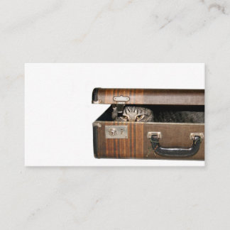 Reisende Katzen-Visitenkarte Visitenkarte