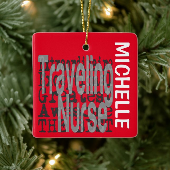 Reisende Krankenversicherung Extraordinaire CUSTOM Keramikornament (Baum)