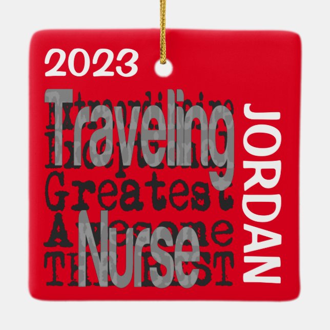 Reisende Krankenversicherung Extraordinaire CUSTOM Keramikornament (Rückseite)