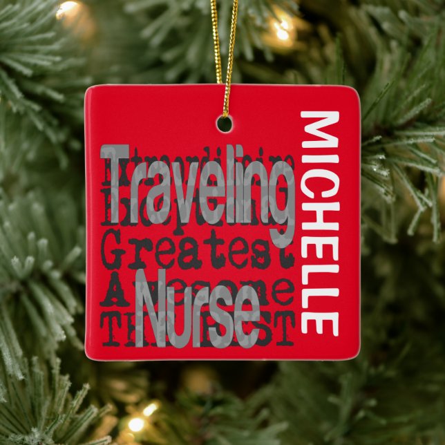Reisende Krankenversicherung Extraordinaire CUSTOM Keramikornament (Baum)