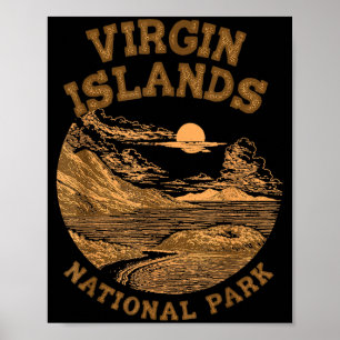 Reisende Natur des Virgin Islands National Park Poster
