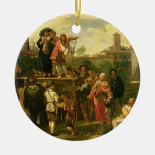 Reisende Schauspieler Keramik Ornament