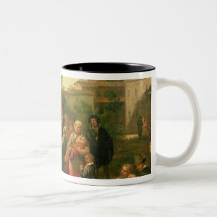 Reisende Schauspieler Zweifarbige Tasse