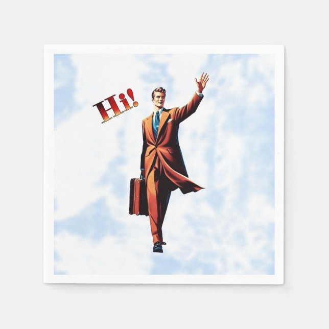 Reisende Serviette (Vorderseite)