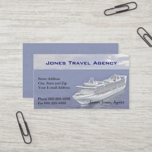 Reisepass-Agent Reiseagentur Business Card Visitenkarte