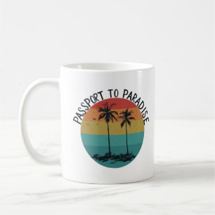 Reisepass bis Paradise Hoodie Kaffeetasse