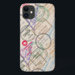 Reisepass-Briefmarke iPhone 11 Hülle<br><div class="desc">Pass Briefmarke reisen thematisch Fall von Ricaso</div>
