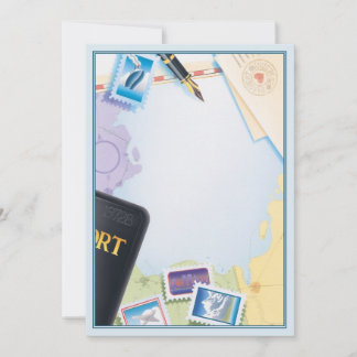Reisepass zum Bestimmungsort © Mitteilungskarte
