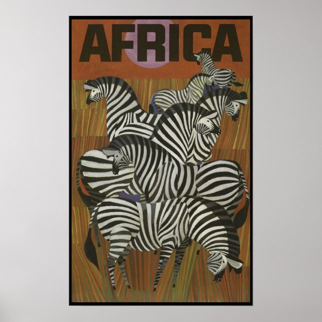 Reiseplakat Afrika Poster (Vorne)