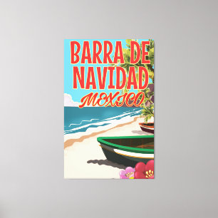 Reiseplakat Barra de Navidad Mexiko Leinwanddruck