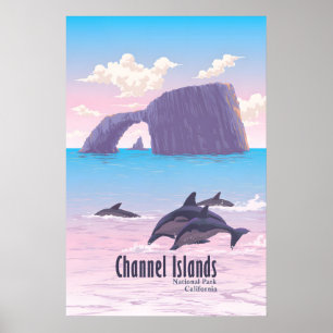 Reiseplakat Channel-Islands-Nationalpark Poster