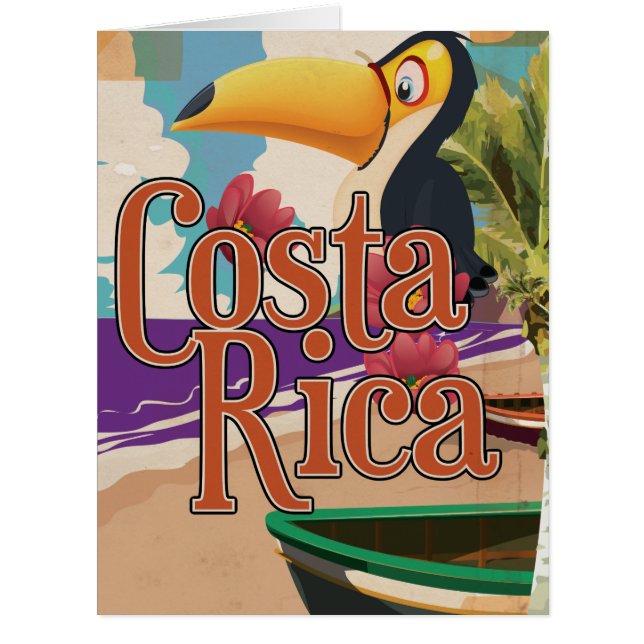 Reiseplakat Costa Rica (Vorderseite)
