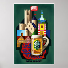Reiseplakat der Deutschen Bundesbahn Poster