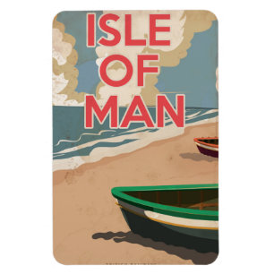 Reiseplakat der Isle of Man Vintage Magnet