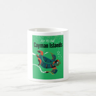 Reiseplakat der Kaimaninseln Kaffeetasse
