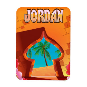 Reiseplakat des Jordan Palace Magnet