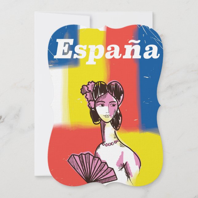 Reiseplakat España Einladung (Vorderseite)