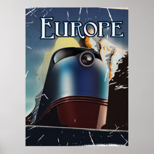 Reiseplakat Europa Poster