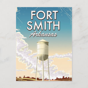 Reiseplakat Fort Smith Arkansas Postkarte