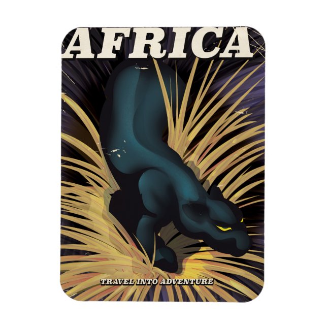 Reiseplakat für Afrika Magnet (Vertikal)