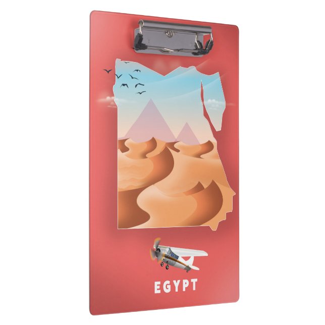 Reiseplakat für Ägypten Klemmbrett (Rechts)