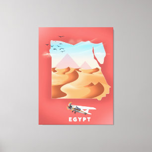 Reiseplakat für Ägypten Leinwanddruck