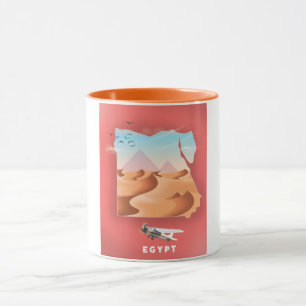 Reiseplakat für Ägypten Tasse