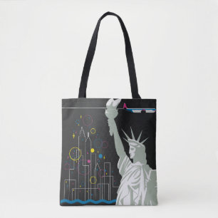 Reiseplakat für Flüge mit Northwest Airlines Tasche