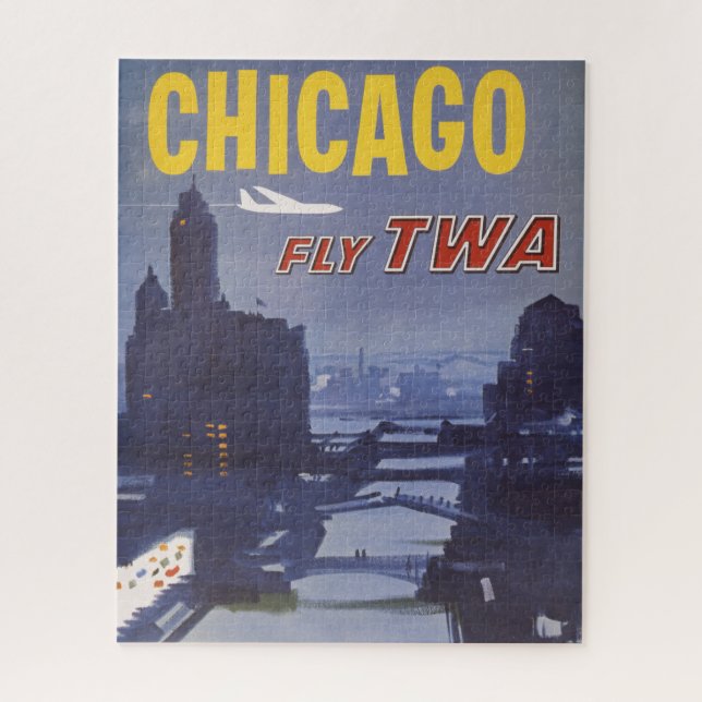 Reiseplakat für Flüge von Trans World Airlines (Vertikal)