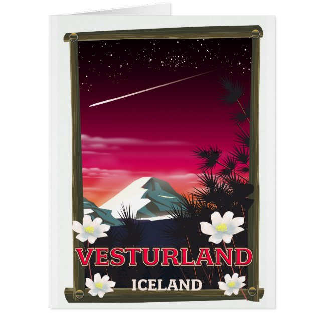 Reiseplakat für Island (Vorderseite)