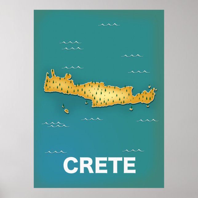 Reiseplakat für Kreta Poster (Vorne)