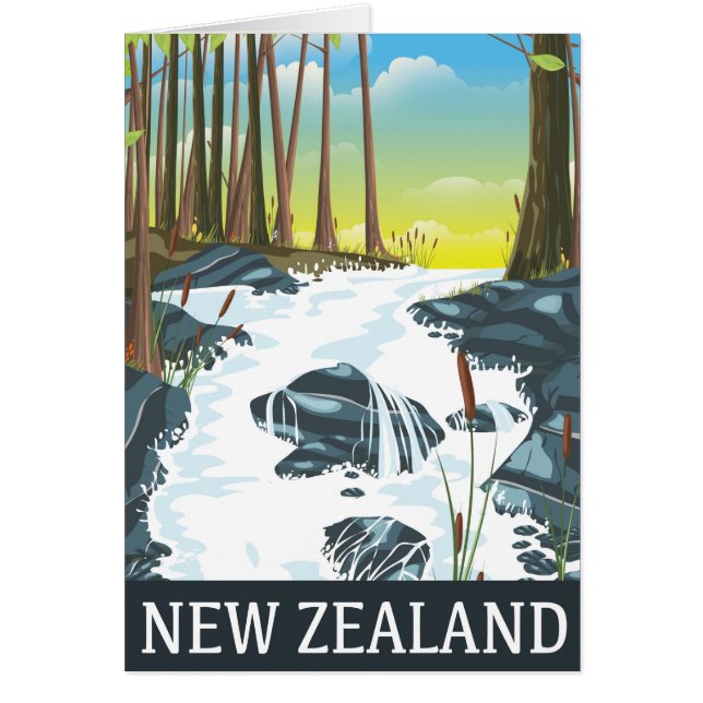 Reiseplakat für Neuseeland (Vorne)