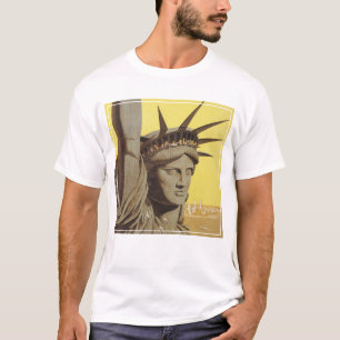 Reiseplakat für New York, United Air Lines T-Shirt