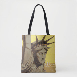 Reiseplakat für New York, United Air Lines Tasche