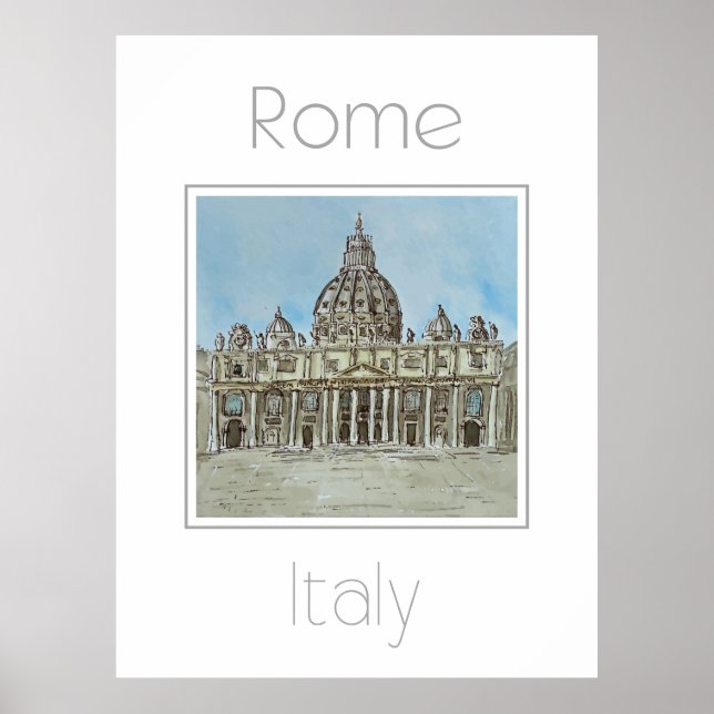 Reiseplakat für Rom Italien Poster (Vorne)