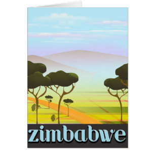 Reiseplakat für Simbabwe