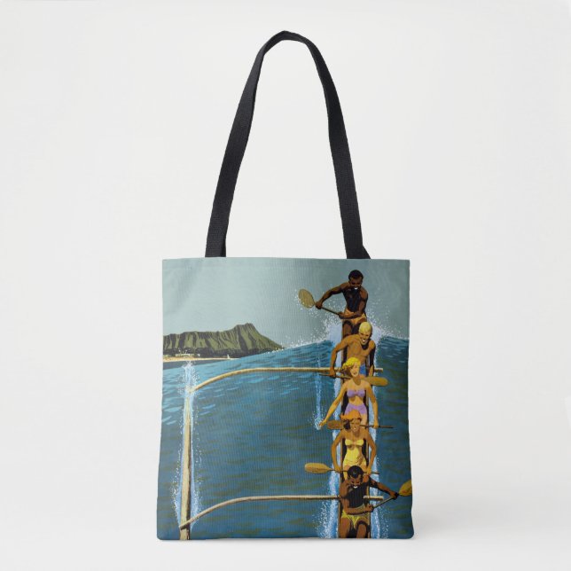 Reiseplakat für United Air Lines nach Hawaii Tasche (Vorderseite)