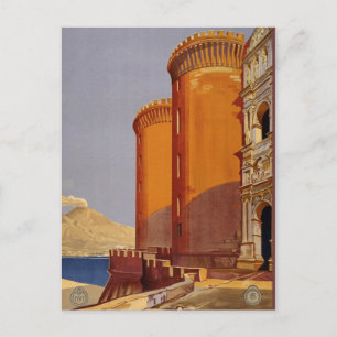 Reiseplakat für Vintage Italien Postkarte