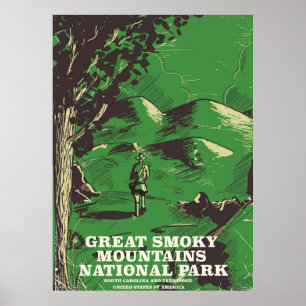 Reiseplakat Great Smoky Mountains National Park Poster