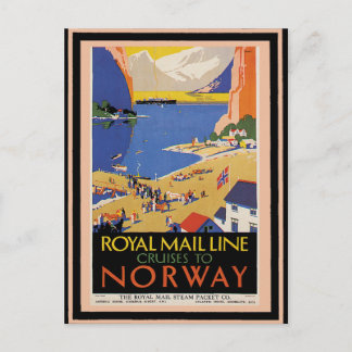 Reiseplakat im Vintage-Stil 34 Postkarte