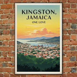 Reiseplakat Jamaika Vintage 1960er Jahre Poster