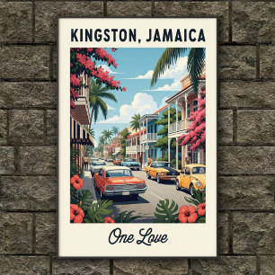Reiseplakat Jamaika Vintage 1960er Jahre Poster