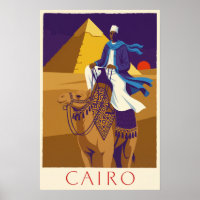 Reiseplakat Kairo, Ägypten
