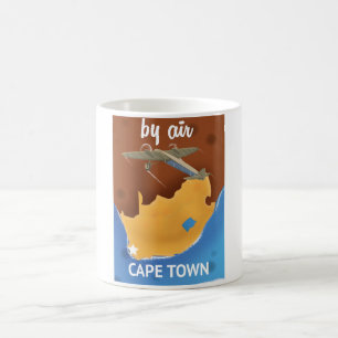 Reiseplakat Kapstadt Südafrika Kaffeetasse