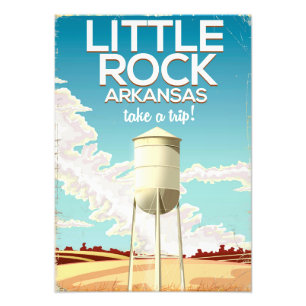 Reiseplakat Little Rock Arkansas Fotodruck